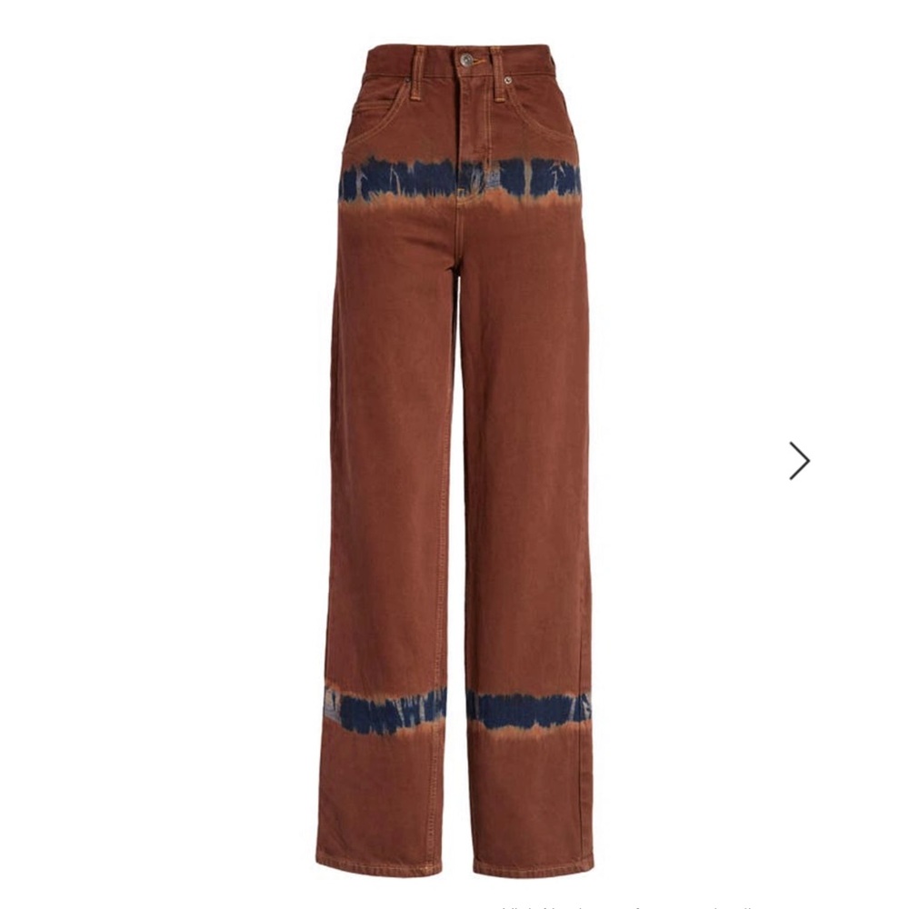 BDG Urban Outfitters Brown/Navy Tie-Dye Puddle Jeans 29